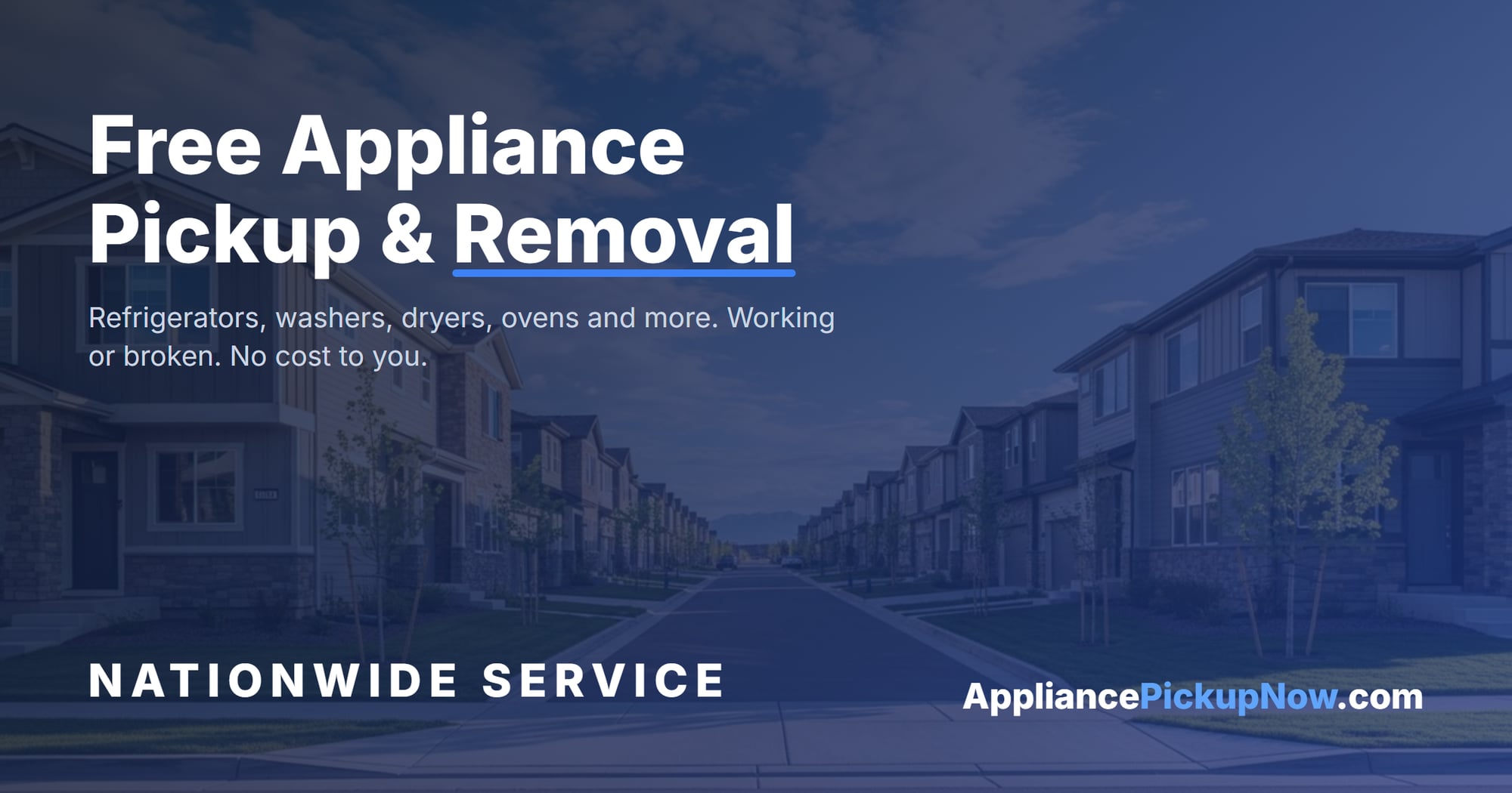Appliance Pickup & Removal Guides | Free Availability | APN